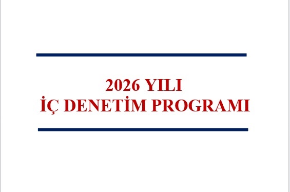 2026 Yılı İç Denetim Programı